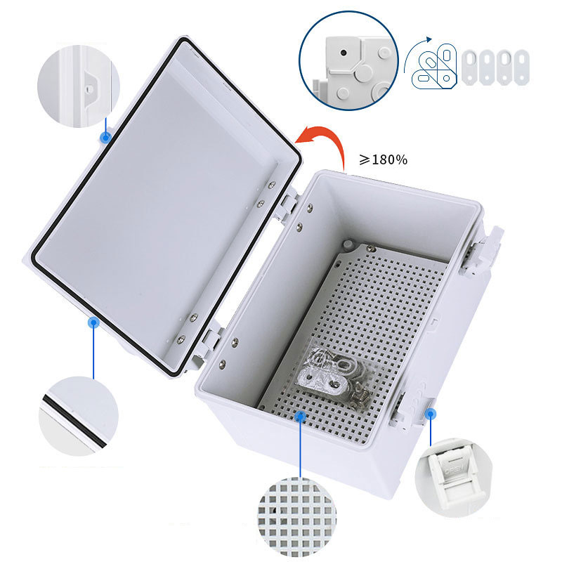 Outdoor Weatherproof Plastic Electrical Enclosure Junction Box Outdoor Weatherproof Plastic Electrical Enclosure Junction Box
